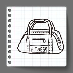 sport bag doodle N4