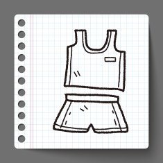 sport clothes doodle N6
