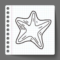 Starfish doodle N3