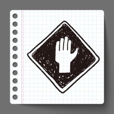 stop sign doodle N10