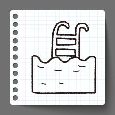 swim pool doodle N2