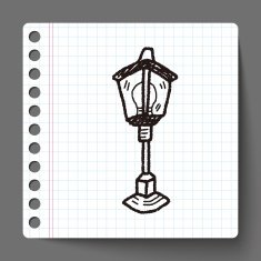 street lamp doodle N2