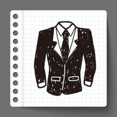 suit doodle N9