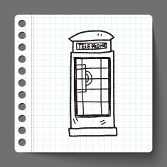 Telephone booth doodle N2
