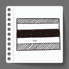 Thailand flag doodle N2