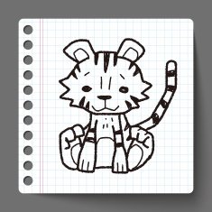 tiger doodle N3