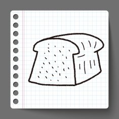 toast doodle drawing N9