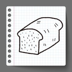 toast doodle drawing N10