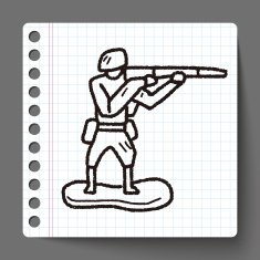 toy soldier doodle N5