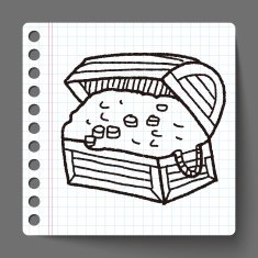 treasure chest doodle N3