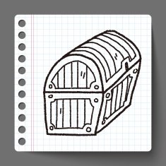 treasure chest doodle N4