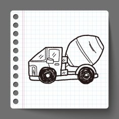 truck doodle N35