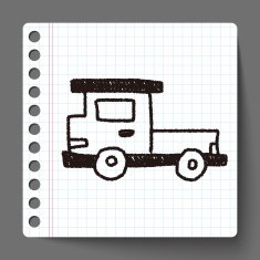 truck doodle drawing N9