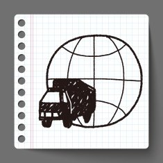 truck shipping doodle N3