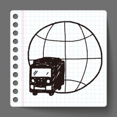 truck shipping doodle N4