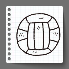 Volleyball doodle N5