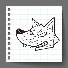 Werewolf doodle N4