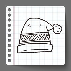 winter hat doodle N8