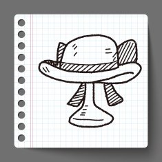 woman hat doodle N2