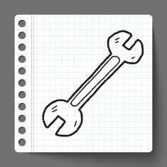 wrench doodle N11