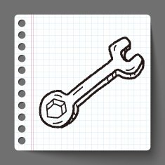 wrench doodle N12