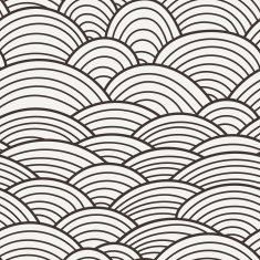 Vector seamless background of overlapping circles N7