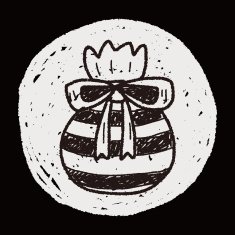 birthday presents doodle drawing N15