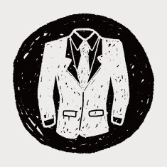 suit doodle N14