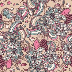 Vector seamless floral pattern N114