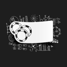 Drawing business formulas casino chips N4