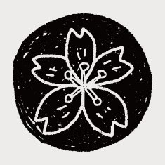 Cherry blossoms doodle N4
