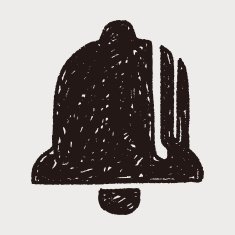 Christmas bell doodle drawing N9