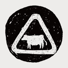 cow sign doodle N4