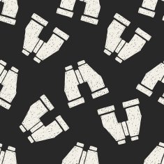 doodle binocular seamless pattern background N2