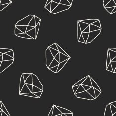 doodle diamond seamless pattern background N2