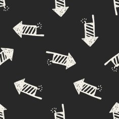 doodle fireworks seamless pattern background N2