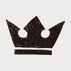 doodle king crown N13