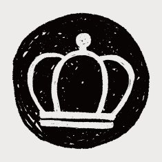 doodle king crown N22