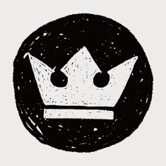 doodle king crown N24