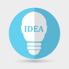 Light bulb vector icon on a white background N5