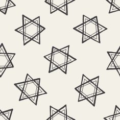 Doodle Star seamless pattern background