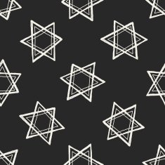 Doodle Star seamless pattern background N2
