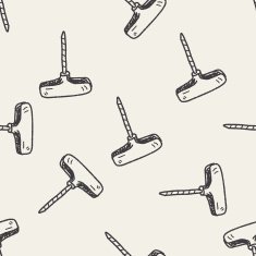 drill doodle seamless pattern background N4