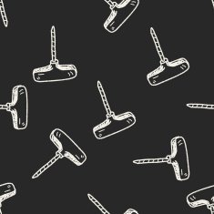 drill doodle seamless pattern background N8