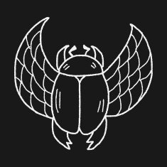 Dung beetles doodle N4