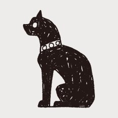 egypt cat doodle N3