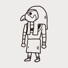 egypt god doodle N11