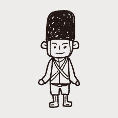 England Soldier doodle N5