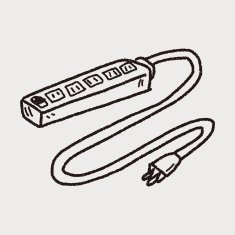Extension cord doodle N8