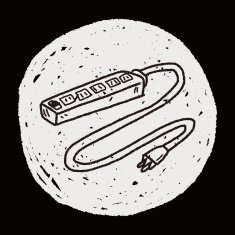 Extension cord doodle N12